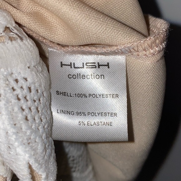 Hush White Flower Lace Short Dress. - Picture 6 of 6